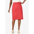 thumbnail image 2 of Jessica London Women's Plus Size Stretch Cotton Chino Skirt, 2 of 4