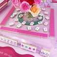 thumbnail image 2 of 2026 Luxury Rose Pink Acrylic American Mahjong Set, High-Grade Crystal Mahjong Tiles with Storage Pouch, Portable Hand-Rubbed Mahjong Game for Family Party and Festival Gifting, 2 of 7