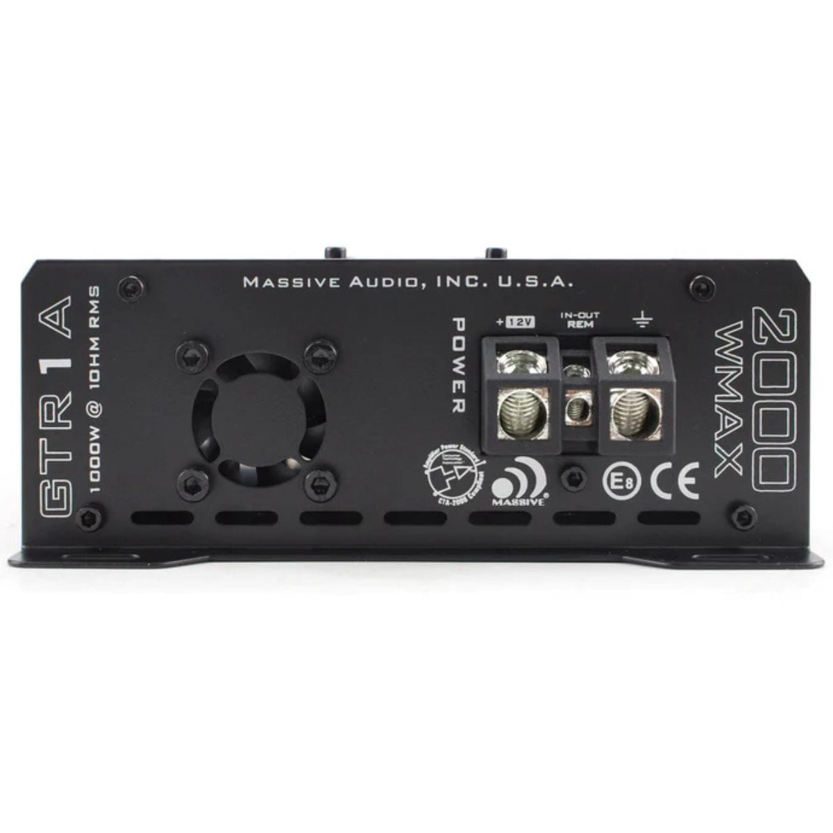 1060 Watt RMS 1 Ohm Mono Block GT Full Range Amplifier With Bass Remote GTR1A