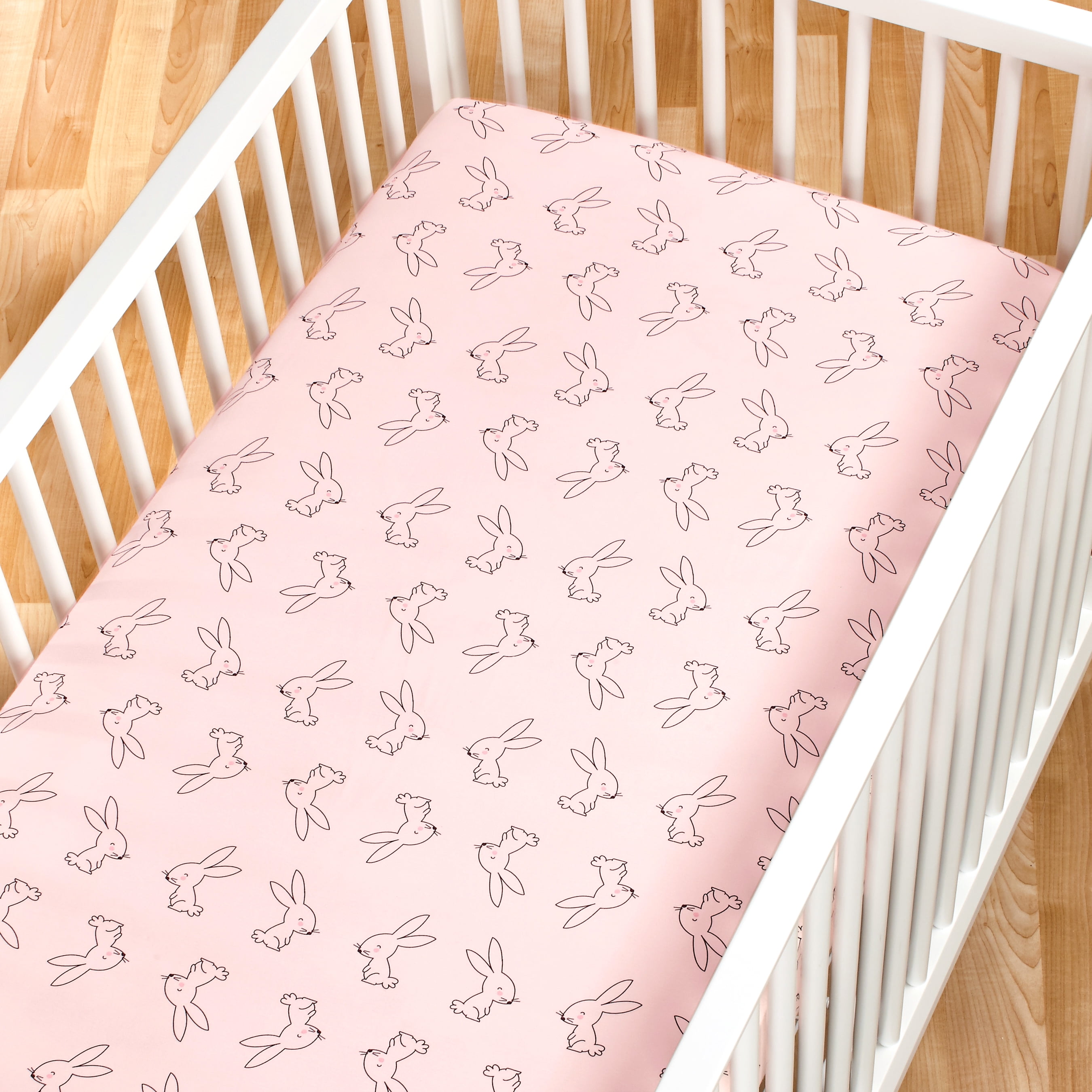  SheetWorld Crib Bib Sheet Saver - 13x27 Inches, Soft Cotton  Material, 4 Secure Corner Ties - Essential Baby Bedding for Easy Clean-Up  and Comfort - Proudly Made in the USA 