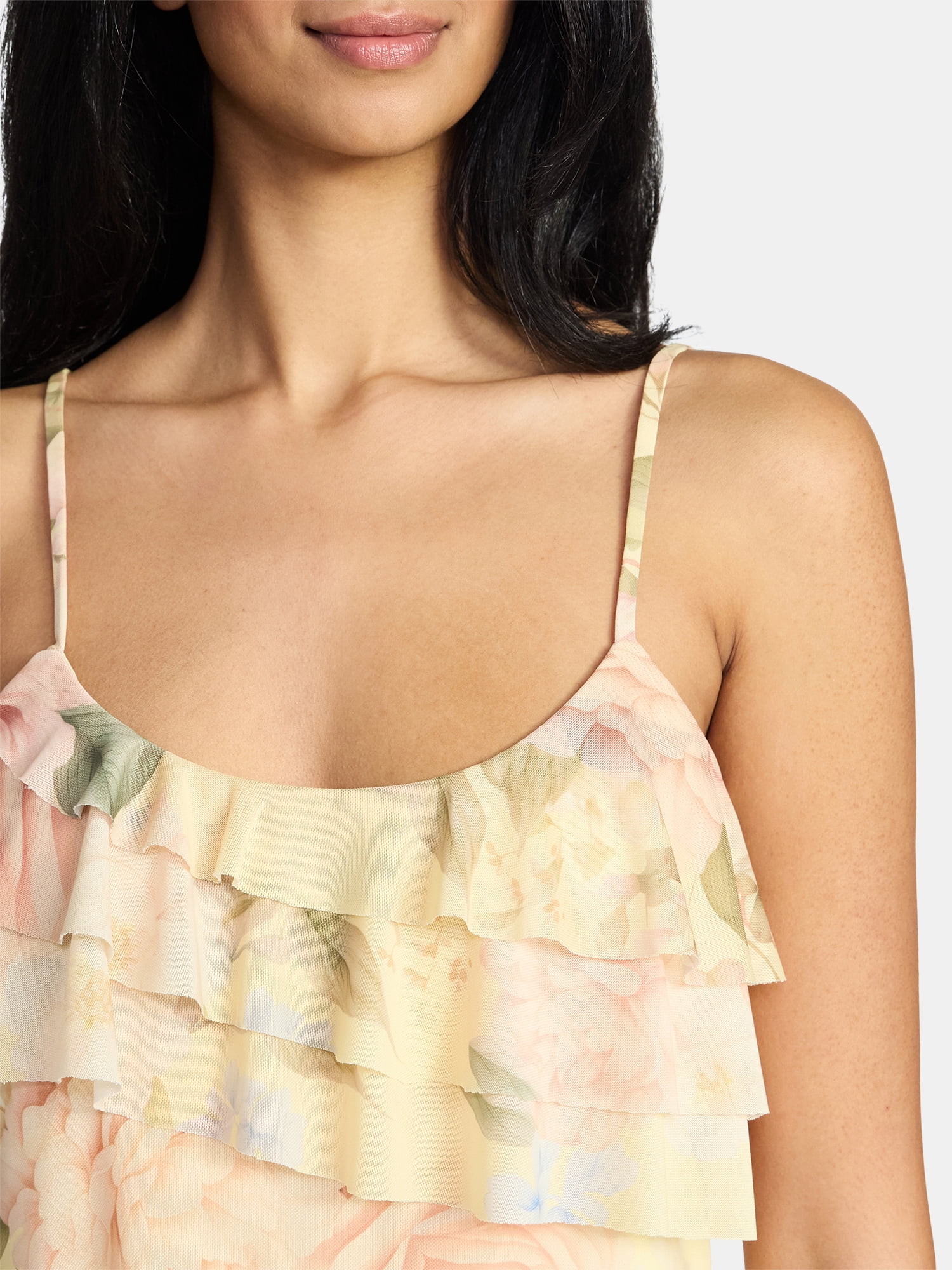 Madden NYC Women's Sleeveless Ruffle Mini Dress, Sizes XXS-XXL