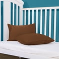 thumbnail image 5 of Flxxie 2 Pack Brushed Microfiber Toddler Pillowcases with Zipper Closure, Super Soft and Cozy Travel Pillow Covers, 13" x 18", Fits Pillows Sized 12"x16" 13"x18" 14"x19", Brown, 5 of 5