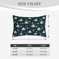 thumbnail image 4 of Balery Galaxy With Ufo Bedding Queen Pillow Cases - Envelope Closure - Soft Brushed Microfiber Fabric - Shrinkage and Fade Resistant Pillow Cases-16"x24", 4 of 6