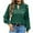 Womens Tops Shirts Green, variant on Womens Keyhole Neck Shirts Trendy Long Sleeve Work Blouses Ladies Elegant Polka Dot Printed Loose Comfort Going Out Casual Business Tops