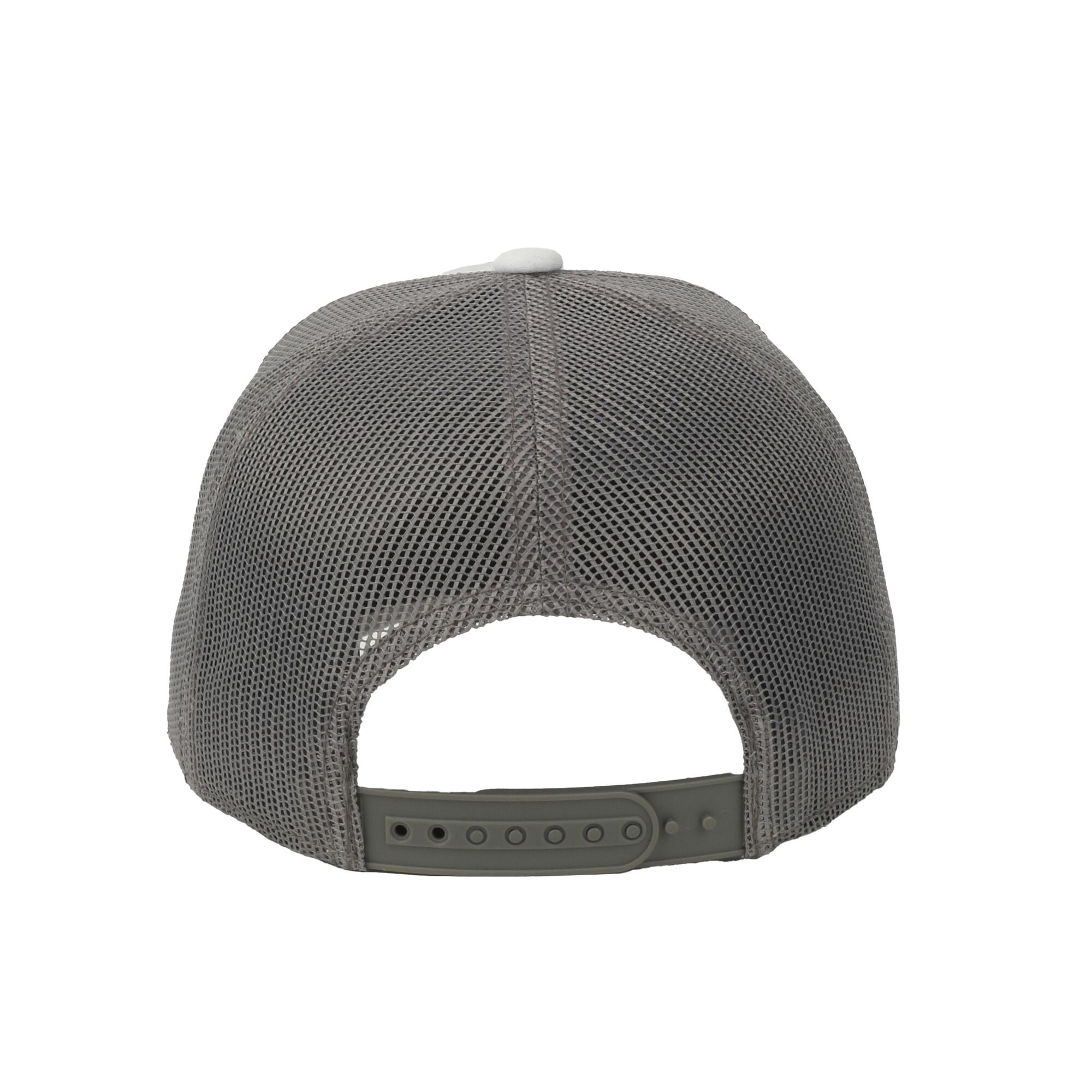 Realtree® Fishing WAV3 White Structured Cap – Mid Profile Mesh Back Snapback, One Size
