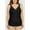 BLACK, variant on Cinema Women's Missy Reversible Lace Neckline Camisole