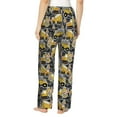 thumbnail image 3 of Uemuo Excavator At Work Pattern Women's Wide Leg Palazzo Lounge Pants with Pockets Light Weight Loose Comfy Casual Pajama Pants-X-Large, 3 of 9