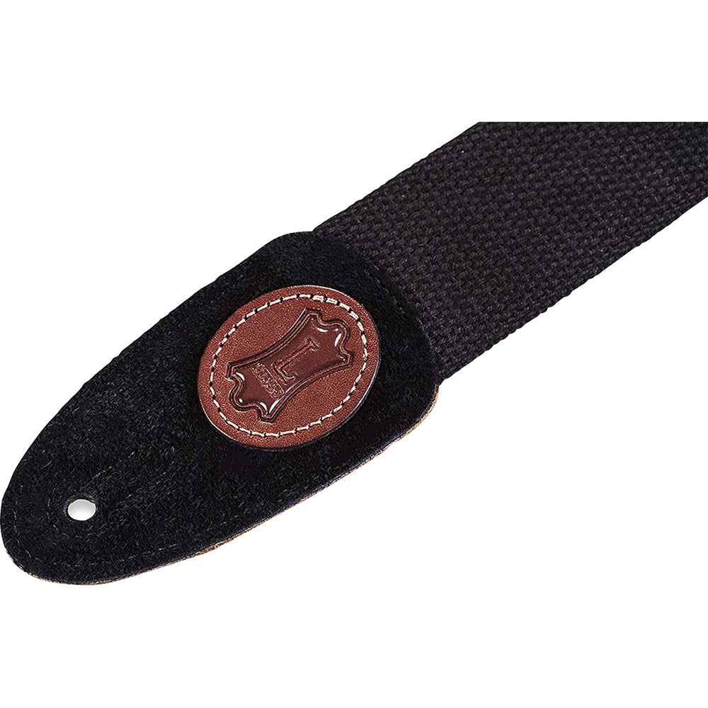 Levy's MSSC8-BLK 2" Signature Series Black Cotton Guitar Strap
