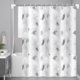 thumbnail image 4 of 1PC Cortina de ducha a prueba de moho 180 × 180 cm PEVA Cortina de ducha impermeable - para el baño del hogar, hotel TUNC Sencillez, 4 of 4