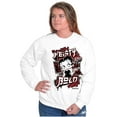 thumbnail image 4 of Kanji Betty Boop Feisty and Bold Women Crewneck Sweatshirt Brisco Brands S, 4 of 6