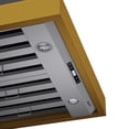 thumbnail image 5 of 30 in. 600 CFM Wall Mounted Range Hood in Stainless Steel with Gold Accents, 5 of 7