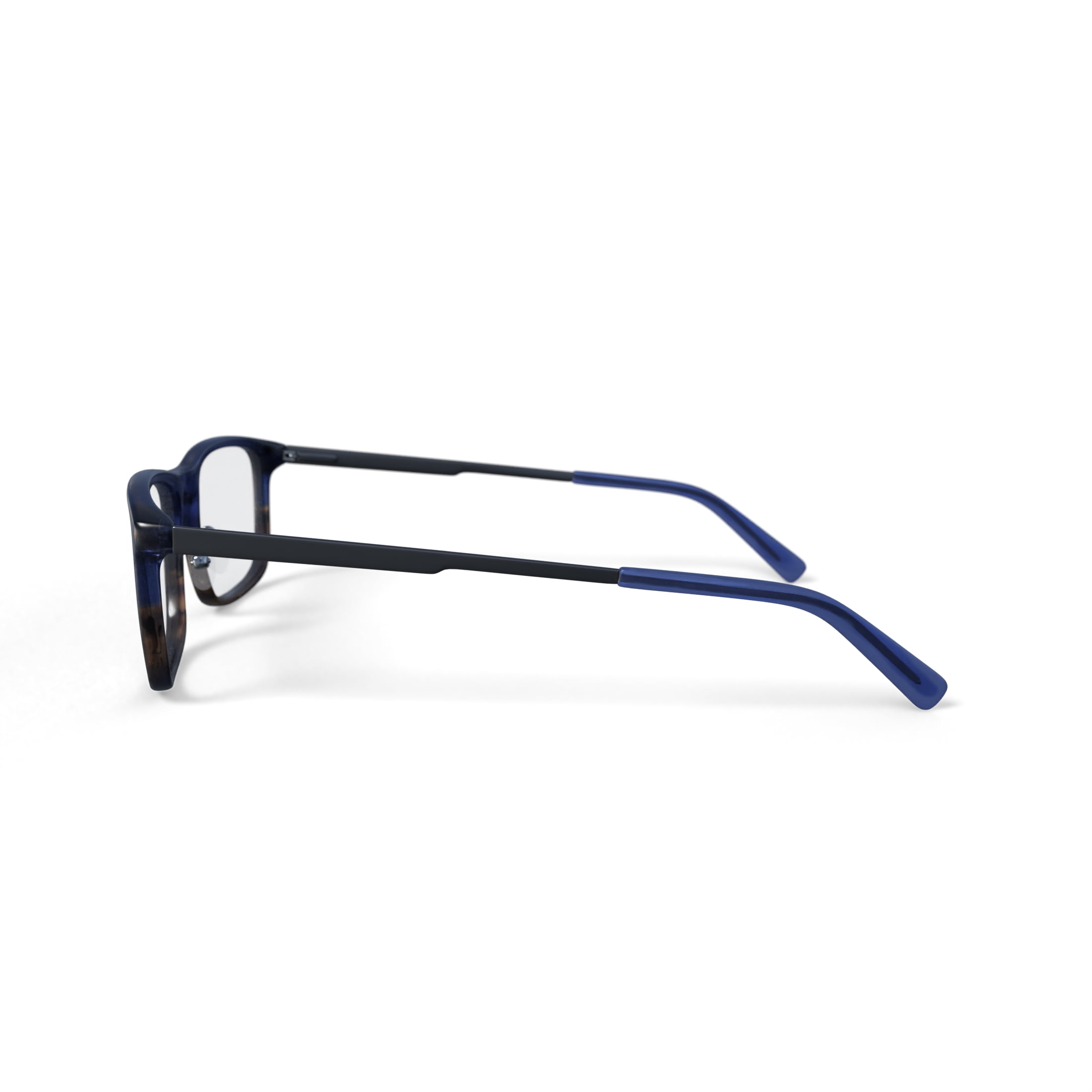 Walmart Men's Edward Rectangular Prescription Eyeglasses with Case, Navy