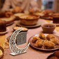 thumbnail image 3 of ZAXARRA Eid Crafts Night Light, Battery Operated 3D Wooden Moon Shaped LED Light Home Table Decor, 3 of 6