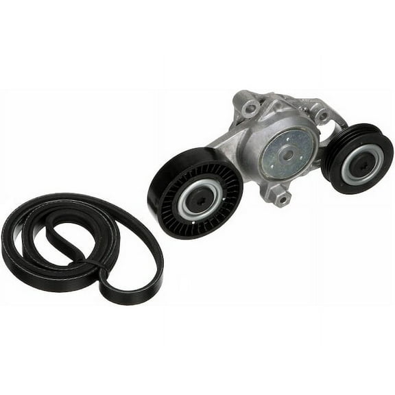 Power Steering Serpentine Belt Drive Component Kit - Compatible with 2010 - 2011 Toyota Camry 2.5L 4-Cylinder GAS