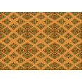 thumbnail image 1 of Ahgly Company Machine Washable Indoor Rectangle Transitional Saddle Brown Area Rugs, 2' x 4', 1 of 7