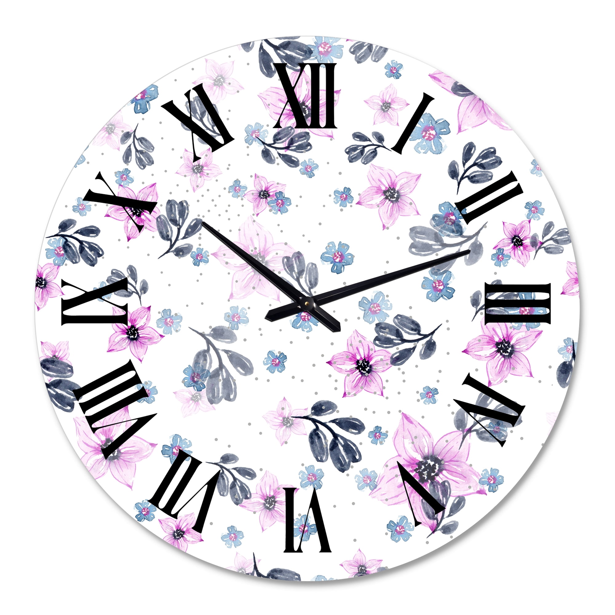 Designart 1 in Quartz Traditional Wall Clock