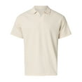 thumbnail image 4 of Sngxgn Men's Fit Midweight Short-Sleeve Polo(Khaki,XXXL), 4 of 6