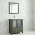 thumbnail image 3 of Vanity Art 30" Single Sink Freestanding Bathroom Vanity Set with Ceramic Top and Mirror, 3 of 9