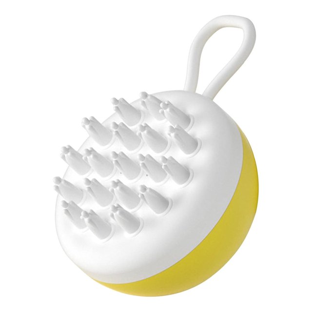 Cepillo de baño para mascotas Fnyoxu: cerdas suaves y delicadas para un aseo seguro, agarre ergonómico para un uso cómodo, eficaz para quitar el pelo suelto y masajear, ideal para perros y gatos.