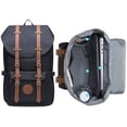 thumbnail image 3 of KAUKKO Laptop Outdoor Backpack, Traveling Rucksack Fits 15.6 Inch Laptop(5-11-BLACK), 3 of 5