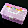 Tool storage case box Nail Polish Travel Case Manicure Organizers Storage Box Holder FIRST AID