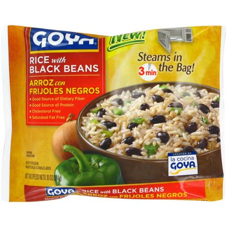 Goya Rice With Black Beans 10 Oz Goya Rice With Black Beans 10 Oz