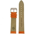 thumbnail image 2 of 14mm Watch Band Orange Genuine Leather Crocodile Grain Ladies, 2 of 2