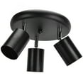 thumbnail image 3 of CEILING SPOTLIGHT HOLDER 3 HEAD ROTATING LAMP BASE FIXTURE FLEXIBLE ROTATION FOR BEDROOM DINING ROOM SHOPPING MALL 85-265V, 3 of 7