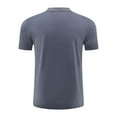 thumbnail image 2 of Camiseta informal de manga corta y cuello redondo para hombre: ocio de verano, cómoda, para uso diario, 2 of 8