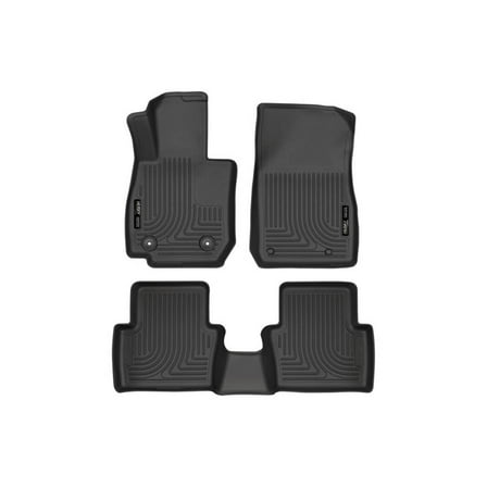 Husky Liners 96701 Weatherbeater Floor Mats Fit 2016-2019 Mazda CX-3 - Front/2nd Seat - Black