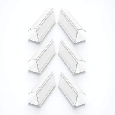CRAFTHROU 6Ud Titular Transparente Para Etiquetas De Precio Con Multipropósito Para Estanterías
