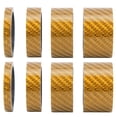 thumbnail image 1 of Entretoise de Tige de Vélo, Entretoise de Réglage de Vélo, Fibre de Carbone 2 Set Portable Léger pour Vélos de Route Vélo de Route Or, 1 of 8