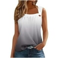 thumbnail image 2 of LADIGASU Women's Gradient Color Camisole Sleeveless T-shirt Loose Tank Top, 2 of 5