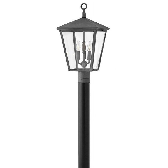 Hinkley Lighting - Three Light Post Top/ Pier Mount - Outdoor - Trellis - 3
