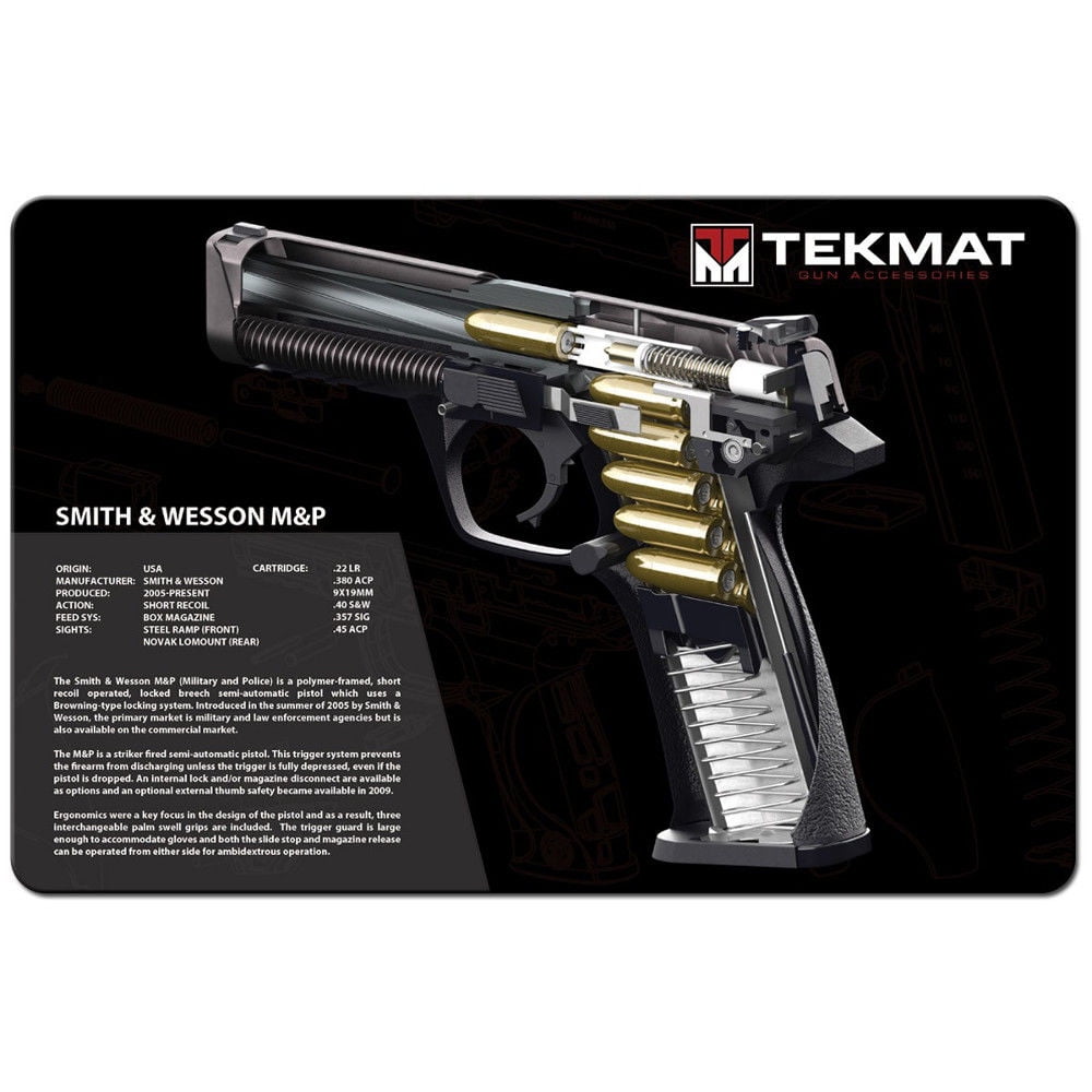 Tekmat Armorers Bench Mat 11 X17 S W M P Cut Away Walmart Com