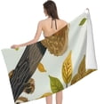 thumbnail image 2 of PHYHOO  Cute Sloth Branch Leaves Beach Towel, Absorbent Quick Dry Swimming Yoga Beach Towels, Sand Free Microfiber Beach Towel 30x60in, 2 of 8