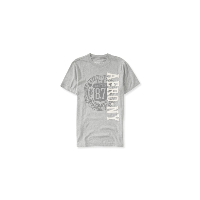 Camiseta adornada Aeropostale AERO-NY Hombre Gris XS