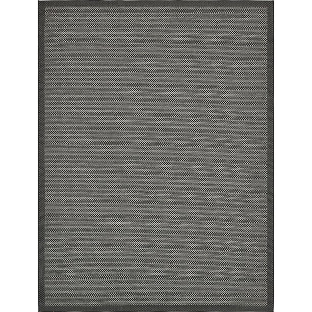 Unique Loom Checkered Outdoor Modern Geometric Area Rug or Runner