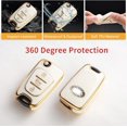 thumbnail image 4 of HSHDLDF pour Kia Key Fob Cover, Étui de Clé Compatible avec 2012-2014 Kia Soul Rio Remote Smart Key Protector, 4 of 6