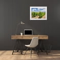 thumbnail image 3 of Eggers, Julie 14x12 White Modern Wood Framed Museum Art Print Titled - Portugal-Douro Valley-Vineyards lining the hills, 3 of 4