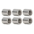 thumbnail image 1 of 50-Pack M6x1.0 Stainless Steel Coupling Nuts - 10mm Length, 11mm Diameter - Rustproof 304 Grade for Secure Threaded Connections in DIY & Mechanical Projects, 1 of 7