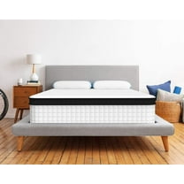 Musser 12 Inch Hybrid Mattress with Comfort Foam and Durable Springs, Full XL, Firm