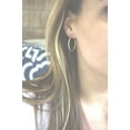 thumbnail image 2 of Classic Oval Gold Tone Hoop Earrings - Timeless Minimalist Fashion Jewelry Gold, 2 of 7