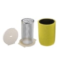 thumbnail image 1 of Unique Bargains 1 Juego de tapa de extremo de guía de filtro de aire para Yamaha Big Bear 350 1987-2000 Plástico interior duradero beige amarillo, 1 of 7