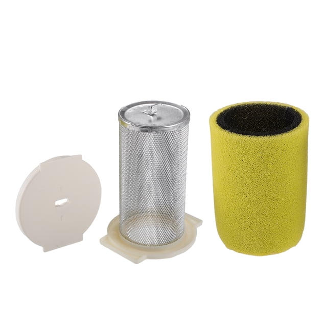 Unique Bargains 1 Juego de tapa de extremo de guía de filtro de aire para Yamaha Big Bear 350 1987-2000 Plástico interior duradero beige amarillo