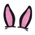 thumbnail image 1 of lionlar Cute Rabbit Ears Headband Felt Hair Hoop for Halloween Carnival Party Favors Style C, 1 of 9