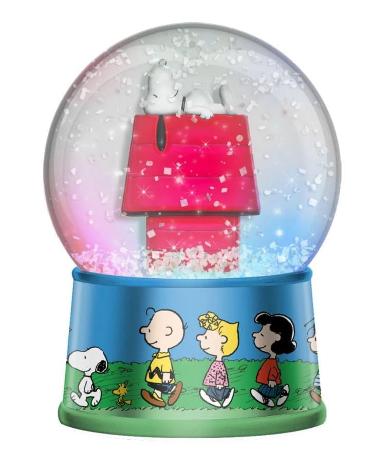 Charming Set of 6 Charlie Brown & Snoopy Glass Marbles 