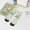 thumbnail image 5 of Salouo Vintage Utensils Pattern Unisex Middle Tube Socks,Middle-Finger Knee High Socks Over The Calf Tube Stocking Crew Stockings for Women and Men Tube Socks, 5 of 8