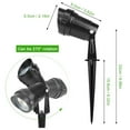 thumbnail image 6 of BN-LINK Outdoor Landscape Spotlights, 5W LED Landscape Lights for Yard, IP65 Waterproof Garden Lights, 3000K Warm White, Landscape Lighting for House, Garden, Lawn Decorative (2 Pack), 6 of 7