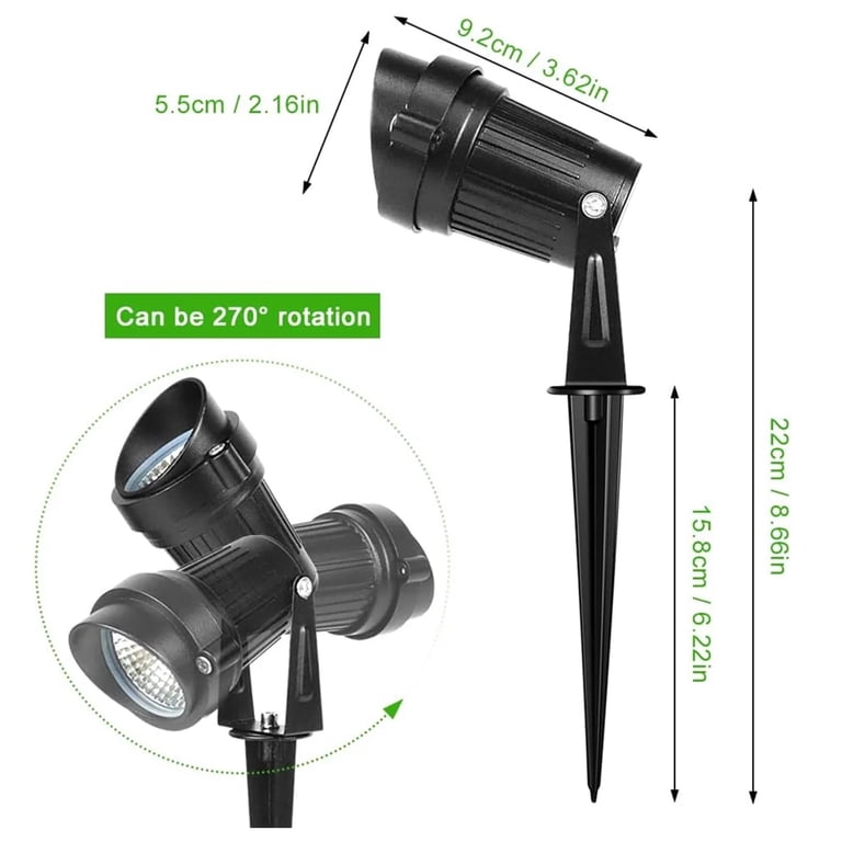 BN-LINK Outdoor Landscape Spotlights, 5W Warm White, 2 Pack photo 6